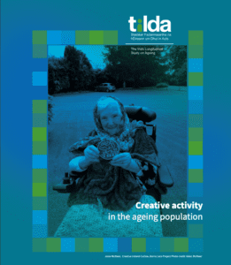 Screenshot of publication cover of Creative Activity in the ageing population by tilda