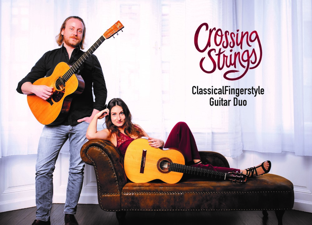 Crossing Strings Classical Fingerstyle Guitar Duo Arts Mid